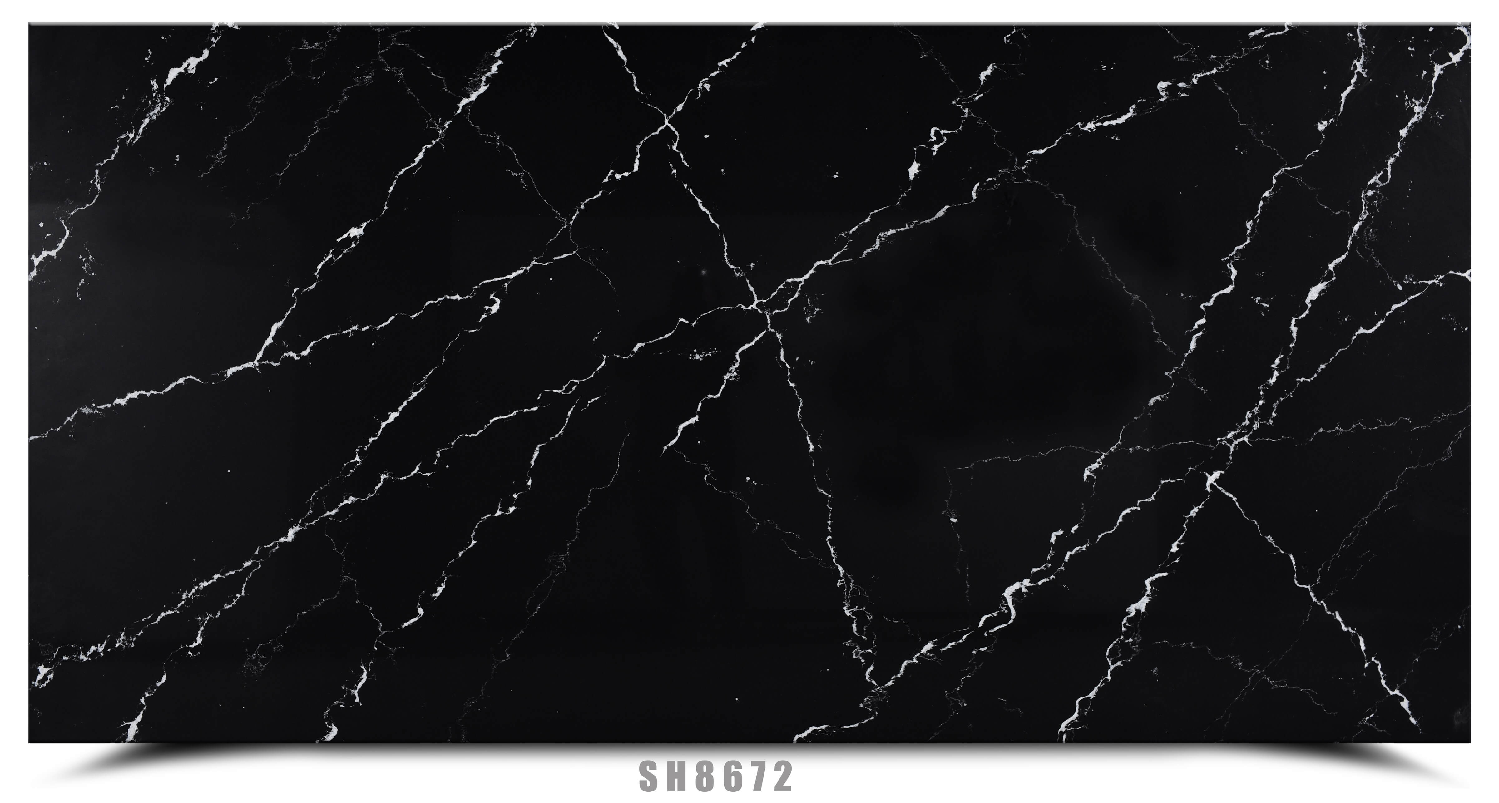 Black Quartz with White Veins SH8672 - Buy black quartz, nero marquina