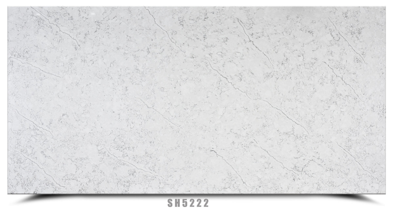 Venetian White Quartz Slabs SH5222