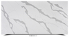 Bright White Quartz with Grey Veins SH6017