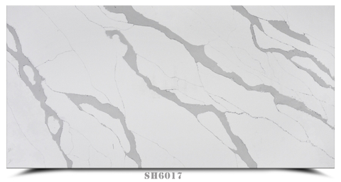 Bright White Quartz with Grey Veins SH6017