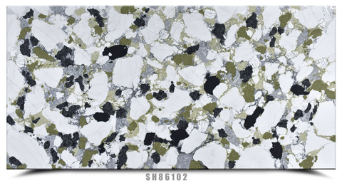 Calacatta Green Quartz SH86102