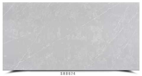 Cement Ash Quartz with White Veins SH8674